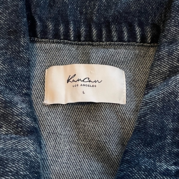 Kan Can Los Angeles Romper with Shorts - Blue Jean - Size: Large - Picture 4 of 9